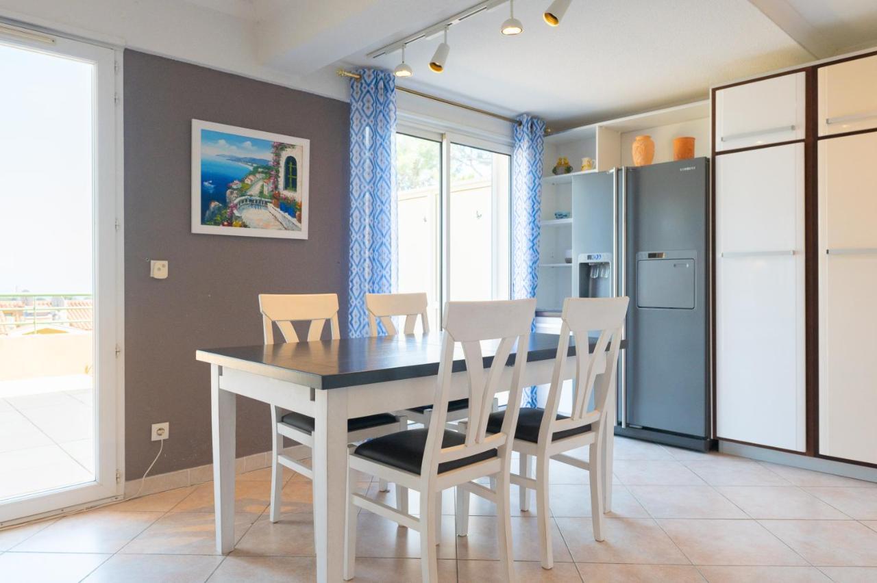 La Cle Vue Mer, Clim, Terrasse, Parking A Hyeres Exterior photo